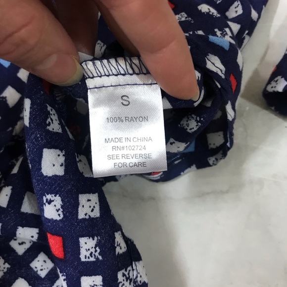 Grand & Greene 1/4 Button Blouse - Picture 4 of 5